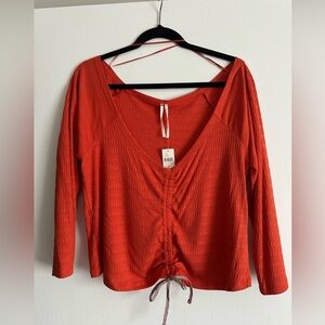 Anthropologie Sabrina Cinched Top